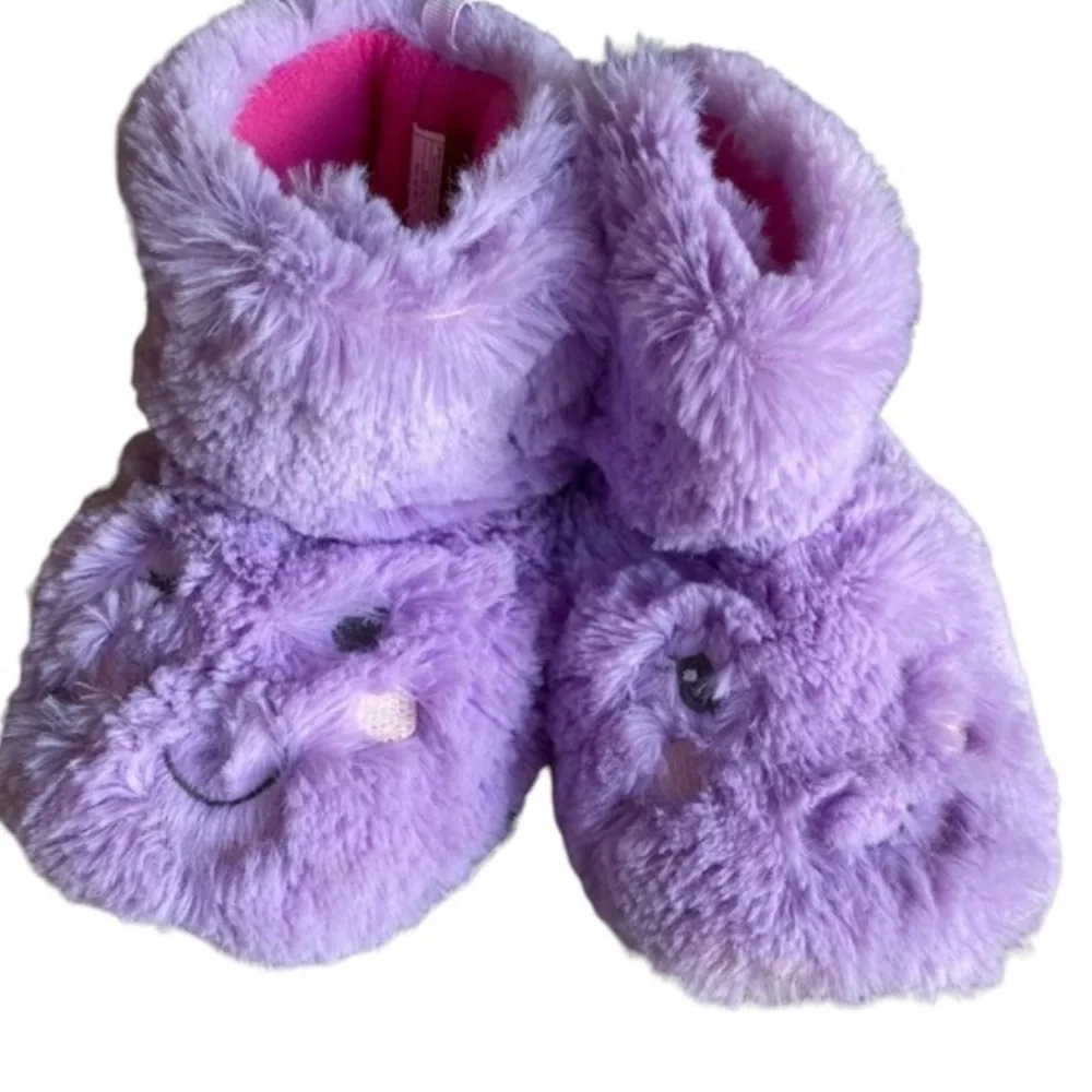 Carter’s Purple Monster Toddler slippers Size 9-10